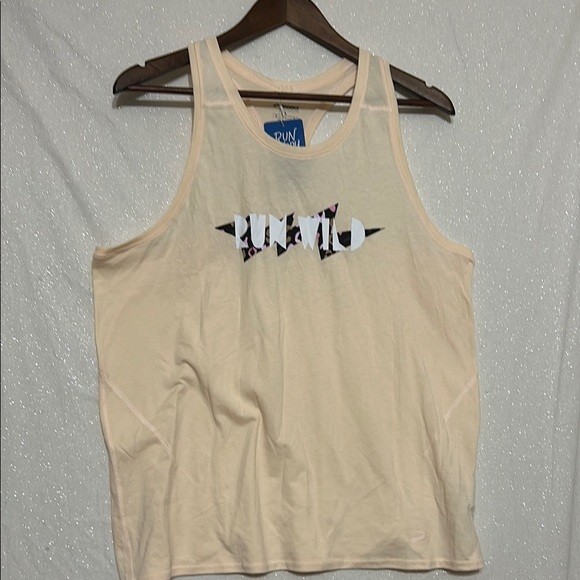 Brooks Beige Run Wild Tank Top - Picture 1 of 3